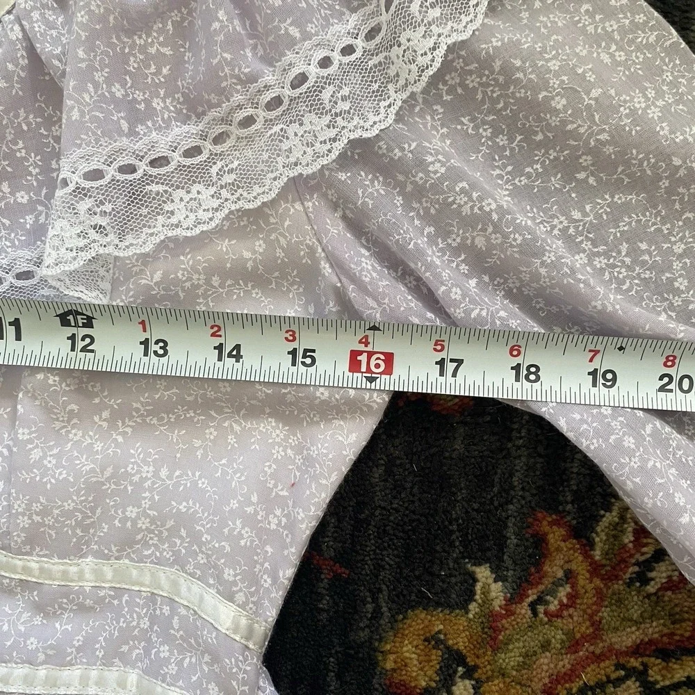 VTG'70s Gunne Sax Jessica's San Francisco‎ Ivory Lace Prairie Pearl Size 9 Dress